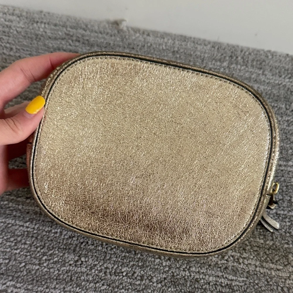 Tory Burch Metallic Gold Pouch